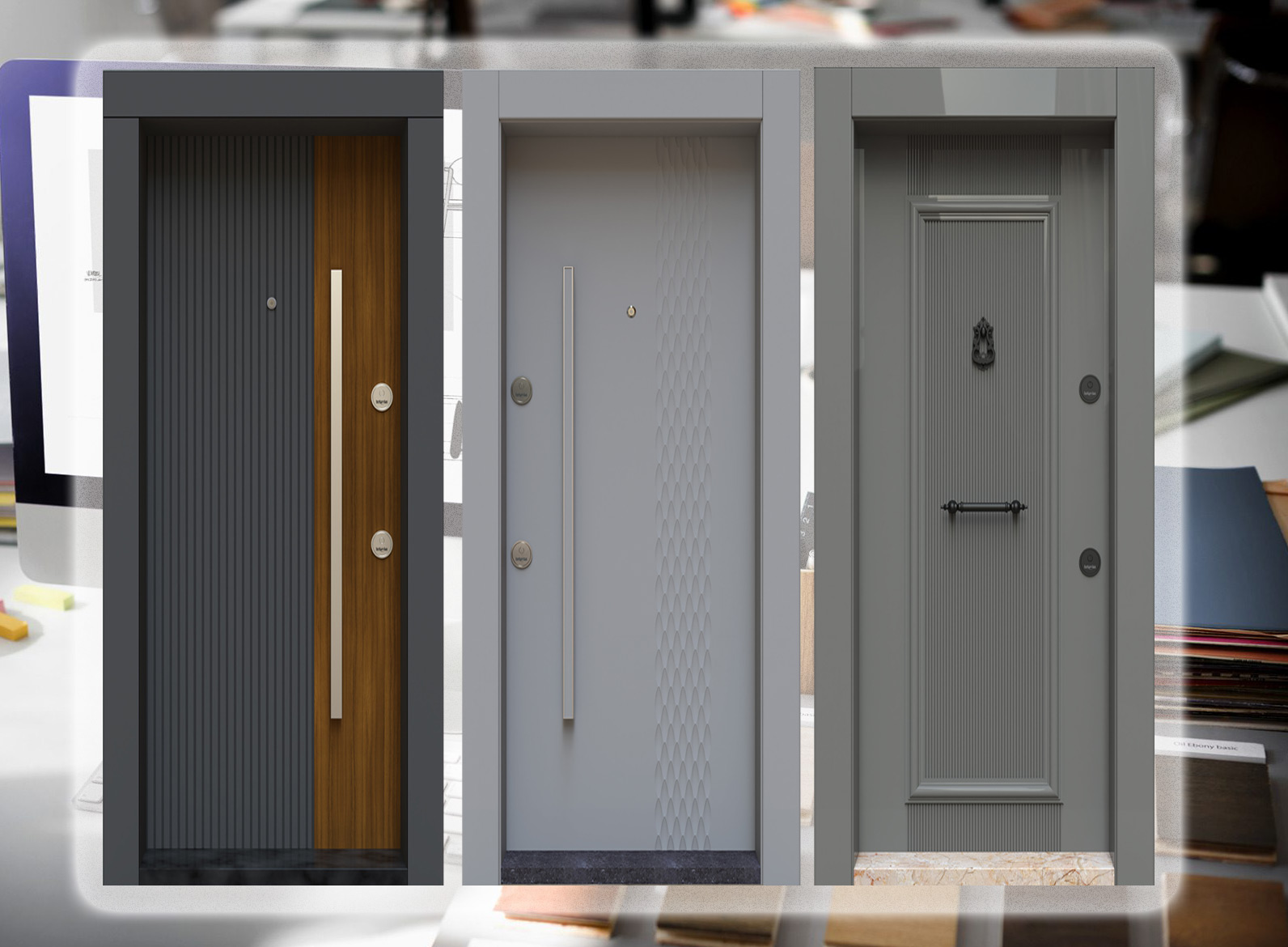 Modern Tasarımlı Çelik Kapı Çeşitleri ile Evinize Estetik ve Güvenlik Katın